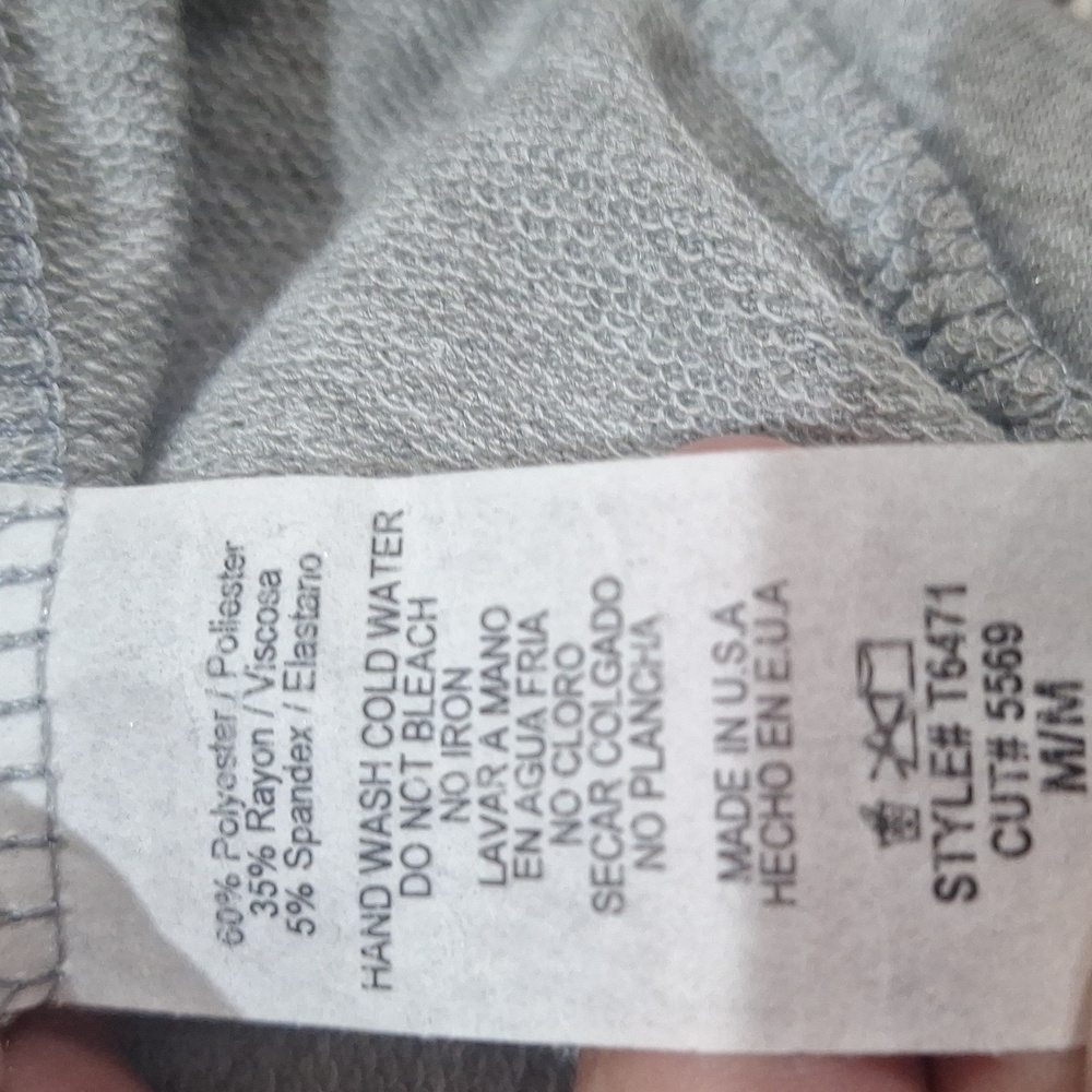 NWT 12PM by Mon Ami Animal Print & Gray Hoodie sz M - Picture 7 of 9